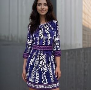 MAX & CLEO NORDSTROM STRETCH KNIT DRESS SZ L 12